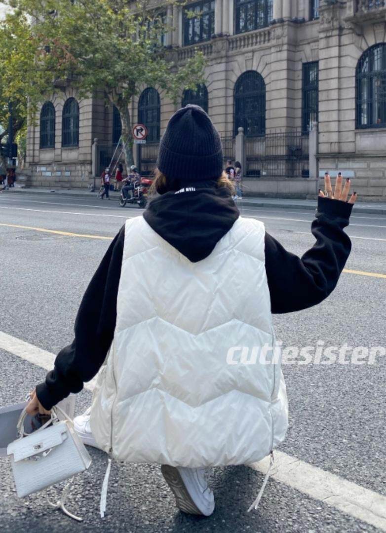 拉链设计款马甲，女装马甲，可家 cutiesister