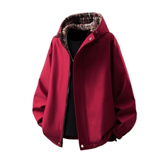 可二开小香风拼接面料大码M-5XL夹克聚酯纤维JK78079P75控118，男装夹克，星座227-7