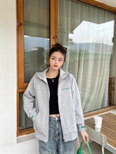 春季新款，休闲针织戴帽外套，其它，淳沐