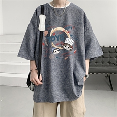风复古亚麻短袖男棉麻t恤男半袖ZT71385-P35，男装T恤，电商A040