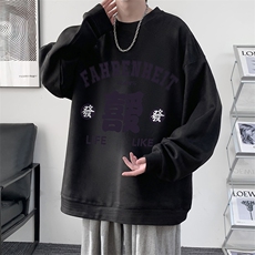 麂皮绒卫衣男大码重磅长袖t恤男JW81256-P35，男装卫衣，电商A040