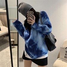 扎染毛衣，女装针织衫/毛衣，XTZ style