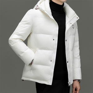 BZ9806钱塘2020-2时尚休闲有帽简约冬季中年男士羽绒服P250图片