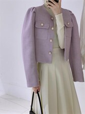 羊毛小香外套，其它，驿谷