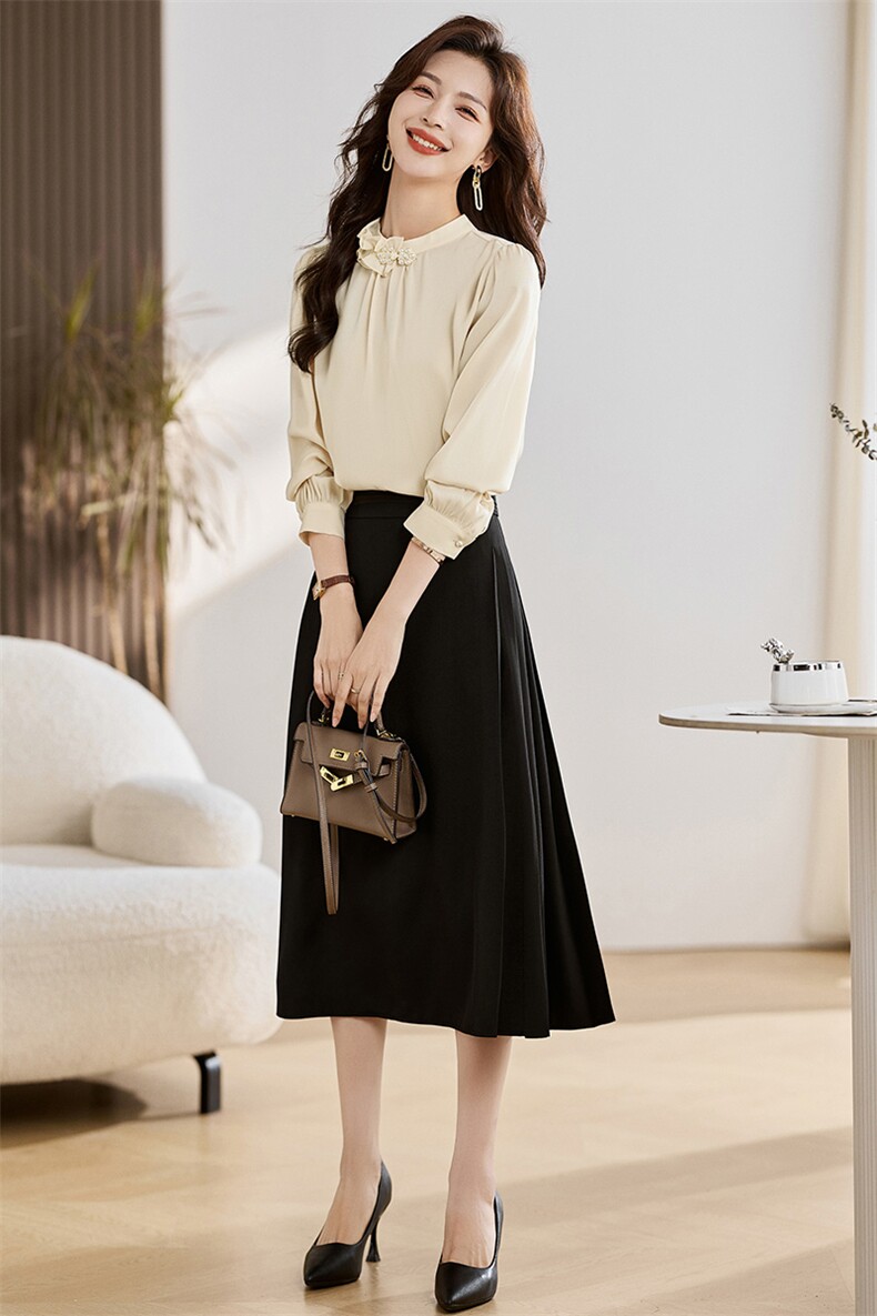 《秋装新品》随心注意自在潮流两件套套裙,女装套装/套裙,魅丽静蓝