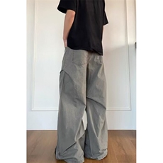 设计感阔腿工装牛仔裤男女宽松直筒做旧休闲垂感裤子N8111，男装牛仔裤，星座1116A（原606A-3）