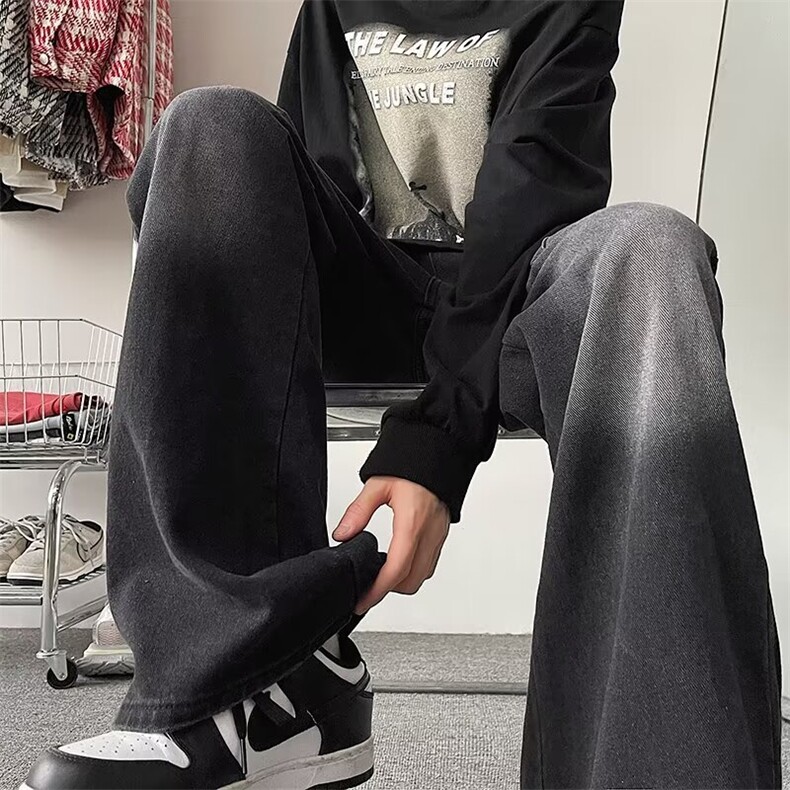 2024美式牛仔裤男款春季长裤潮NC1033P40,男装牛仔裤,星座1116-2