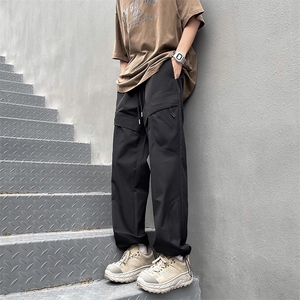 夏季户外冲锋裤美式小众机能裤修身直筒大口袋薄款长裤 KB852图片