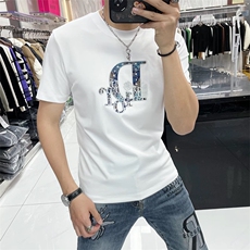 新款品质高端精品欧货夏季男T恤短袖潮流抖音A227B-A-752-P48，男装T恤，电商A227B（原钱塘4066-1）