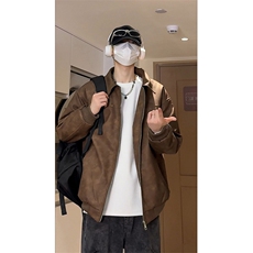 男士皮棉衣冬季加棉加厚皮衣外套棉服棉袄潮A266-MYPY010-P85特批，男装皮衣，电商A266