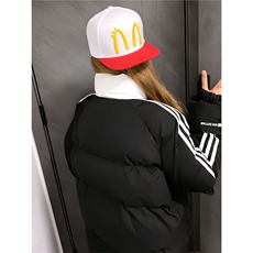 薄羽绒服女冬季新款2025年黑色小个子面包服外套，男装羽绒服，星座506A