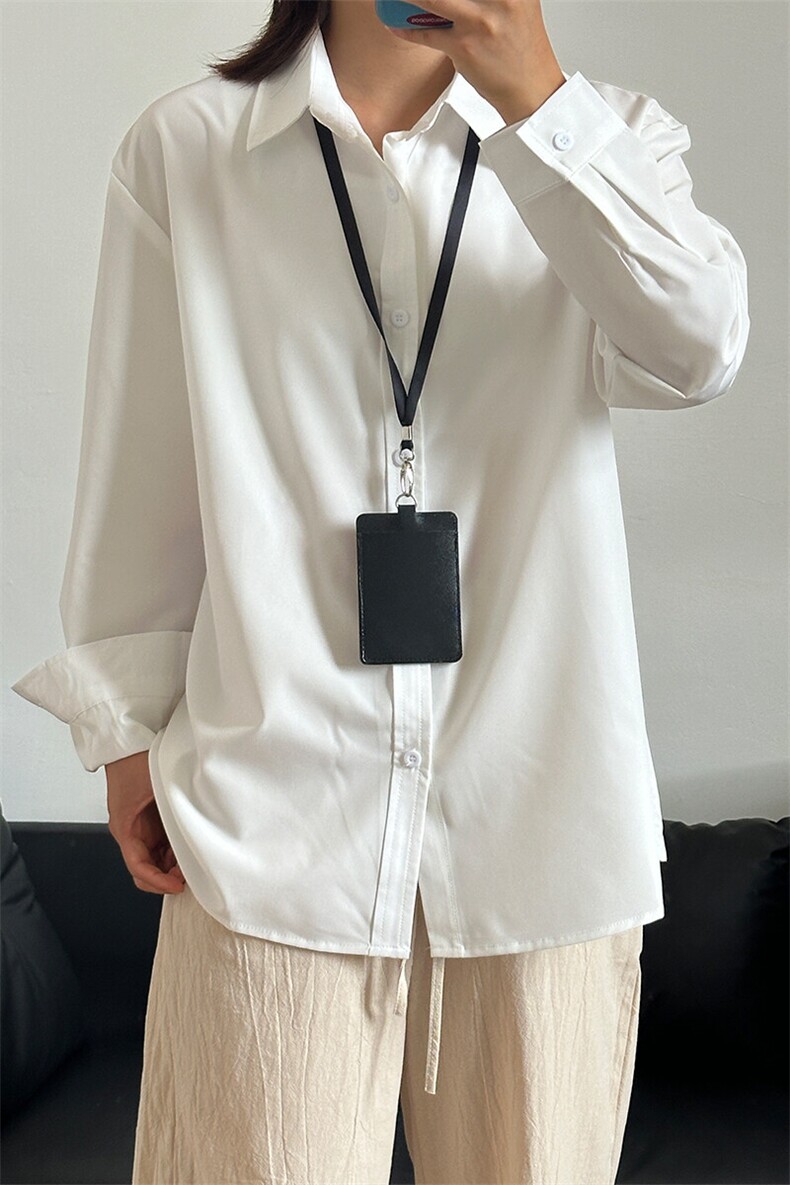 四季薄款冰丝长袖衬衫男简约纯色垂感休闲长袖痞帅衬衣CS031-P28,男装衬衫,星座301C-5