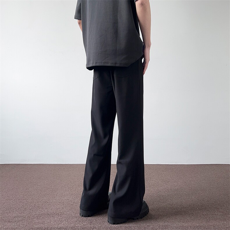 06春夏季新款男女微喇垂感百搭小西裤痞休闲裤XZ211-1-K2418-P50，男装西裤，星座211-1