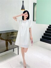 重工订珠韩版宽松连衣裙，女装连衣裙，天使公主