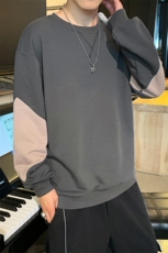 2021初春新款卫衣圆领套头潮牌宽松外套男士DT，男装卫衣，电商A102