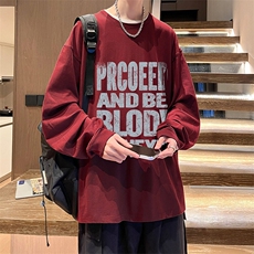 抖音得物供货量大从优可提供视频美式长袖T恤CT805特P25，男装T恤，电商A486-1