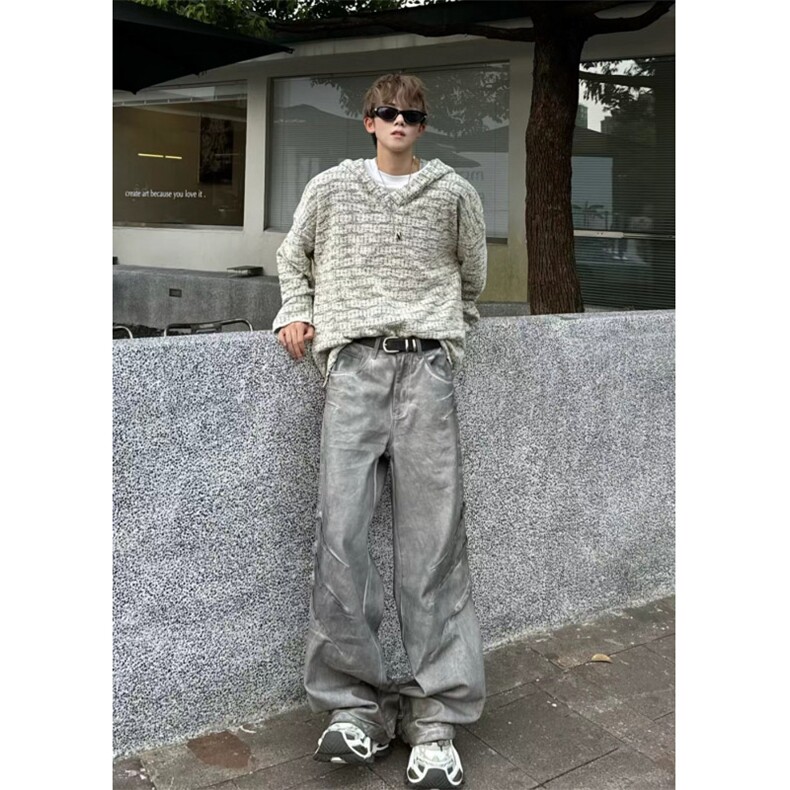 706-1-WY1035-P75秋季港风男士小香风连帽卫衣情侣宽松帽衫外套,女装短外套,星座706-1