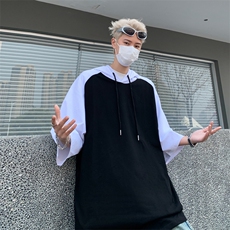五分袖夏季新款短袖t恤男潮流ins百搭青少年宽松半袖男衫F257/P36，男装T恤，星座506