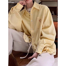 条纹衬衫女2025年开春新款上衣韩系别致长袖衬衣外套，男装衬衫，星座506A