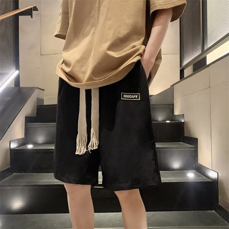 男士休闲短裤夏季薄款五分裤子宽松潮牌篮球中裤K8889-P31,男装休闲裤,星座1109-3
