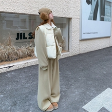 【】毛毛卫衣套装+羽绒马甲三件套5589-P360-K538，女装套装/套裙，2C305