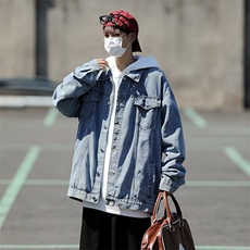 复古牛仔夹克男士秋装潮牌ins休闲外套港风vintage衣服WH021-p68，男装夹克，星座1008