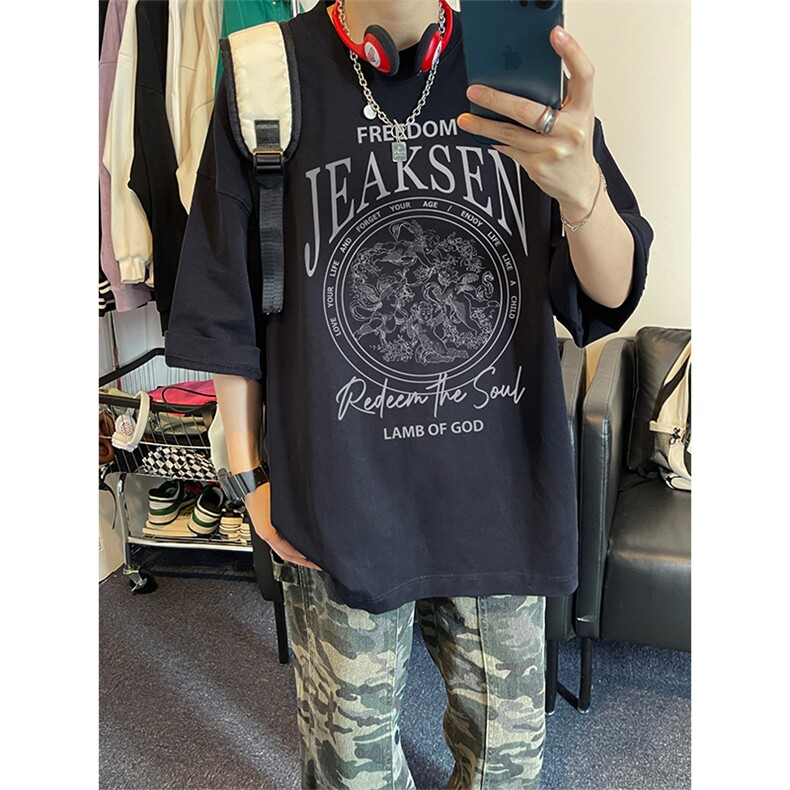 得物直播品质220克纯棉精梳xz605-dcm272-特批20控38,男装T恤,星座605(原A050)