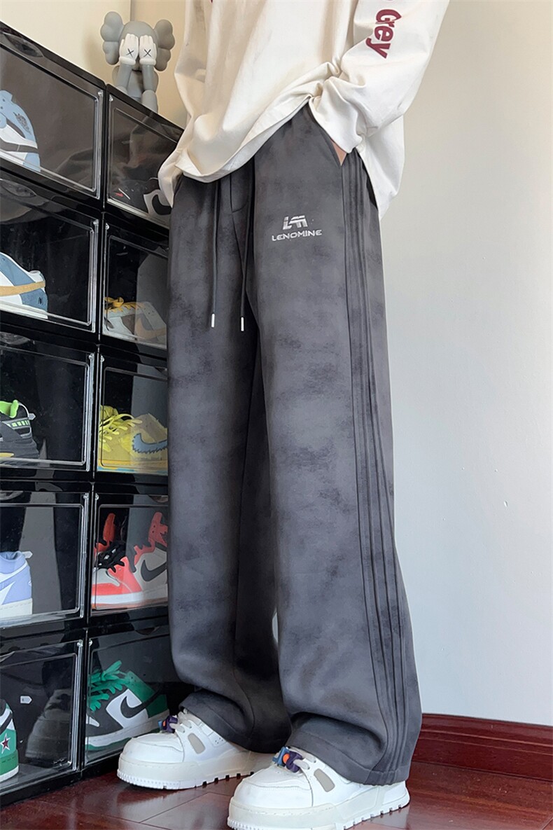 供抖音主推新款秋冬重磅刺绣休闲长裤X416B-1-KL953-P50限78,男装休闲裤,星座416B-1