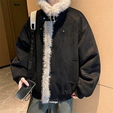 主推冬季新款宽松/座山雕加厚外套潮加厚棉衣XZ102B-1M803-P125，男装棉衣，星座102B-1