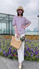 纯苎连衣裙小衫裤子裙子衬衣 时尚风 风淑女风休闲风，女装连衣裙，川哲