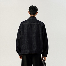 不褪色2025新高品质牛仔夹克宽松韩版工装潮流水洗外套N107/P98，男装工装外套，星座202