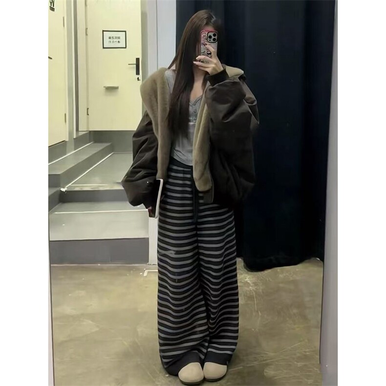 两面穿现货重磅短款座山雕棉衣男女双面穿毛毛绒棉服加厚外套,男装棉衣,电商A486