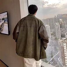 标准新款时尚ins男简约外穿青春流行纯色潮长袖潮流翻领夹克秋季，男装夹克，星座1210-1