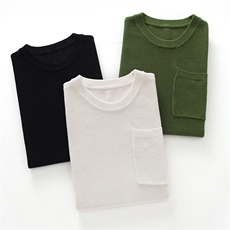 2025夏季新款纯棉短袖男圆领宽松休闲T恤薄款针织打底衫上衣，男装T恤，牧绒家园高端店