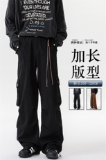 春季加长版工装裤男高个子阔腿直筒伞兵裤188cm110裤子KZ012P78，男装工装外套，电商B312