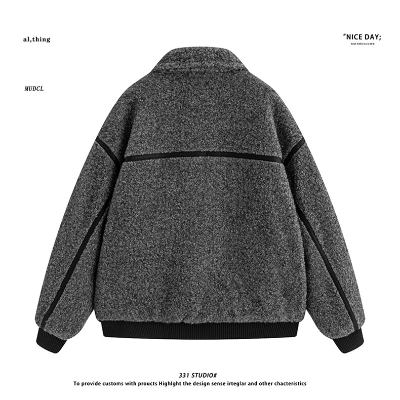 平铺~高品质冬季美式加厚毛绒棉衣外套E118/P198,男装棉衣,电商B331