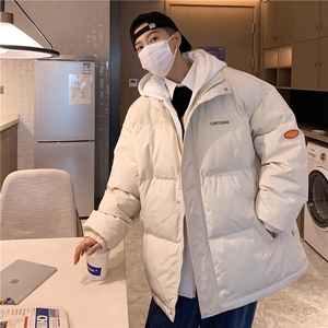 冬季情侣款假两件棉服男宽松棉袄青年棉衣加厚潮A266-WT08-P65图片