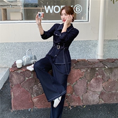 （新款）2025秋装时尚气质天丝牛仔套装两件套1D060-p210-288，女装套装/套裙，1D060