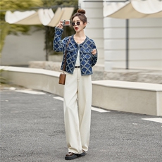 2025年秋季时尚潮流，女装牛仔外套，浪花E族（衣布洛）