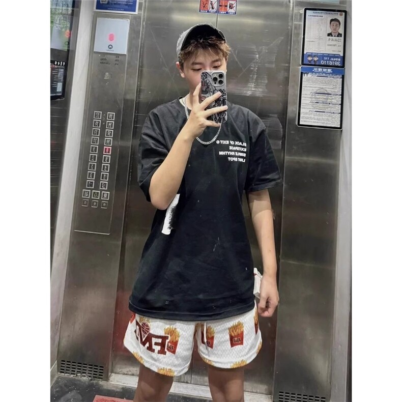 2025年男夏季宽松型休闲裤五分裤EA166-P32,男装牛仔裤,星座208-5