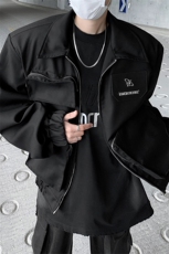男装夹克24春季小众解构立体大口袋短款外套XZ514-2-202412-P128，男装夹克，星座514-2(原B239)
