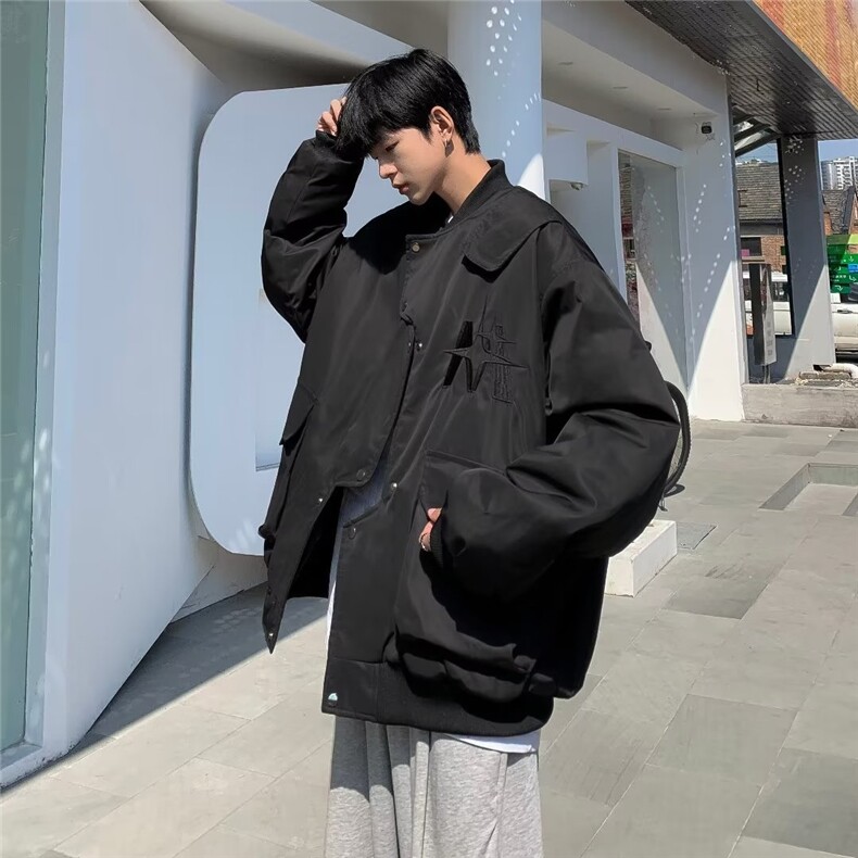 青春流行男春季夹克文艺潮外套牛津防水刺绣W9224P60,男装夹克,星座1116-2
