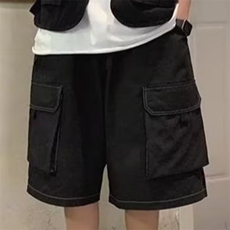 美式机能工装短裤男夏季薄款休闲五分裤运动潮牌中裤沙滩大裤衩子，男装牛仔裤，星座1210-1