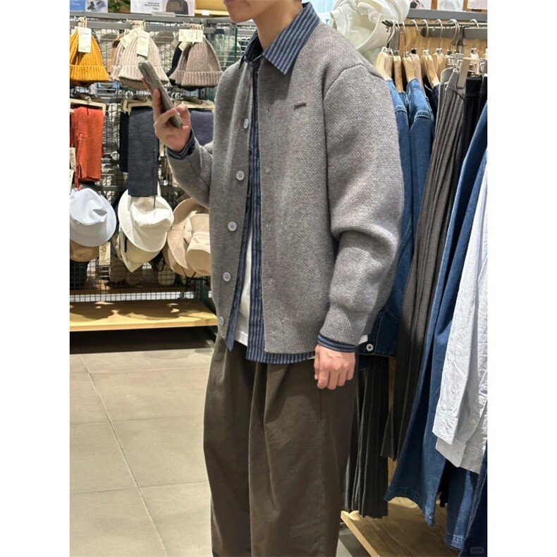 毛衣开衫86788-P65控109、35.6晴纶14.6锦纶49.8聚酯纤维,男装针织衫/毛衣,星座1302