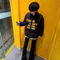 潮牌冬季痞帅高街保暖轻薄棉服男美式百搭新款棉衣外套MY286-P67，男装棉衣，星座208-5