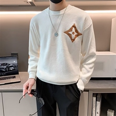 韩版潮流个性针织男春秋修身上衣长袖圆领毛衣青年时尚S573/P50，男装针织衫/毛衣，星座506
