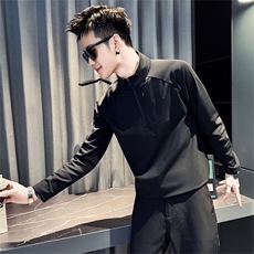 W1805-P58控78-卫衣ins潮牌长袖T恤2025新款春秋季口袋男装上衣服，男装T恤，星座102A（原电商D309-1）