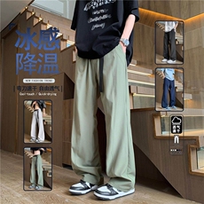 休闲裤，抖音得物现货，可送样，A061-AX01220-特批35-模特图，男装休闲裤，电商A061