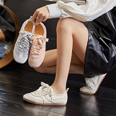 真皮阿甘鞋女2024夏季新款平底运动鞋休闲透气女鞋芭蕾德训鞋潮鞋，女鞋休闲鞋，电商A223