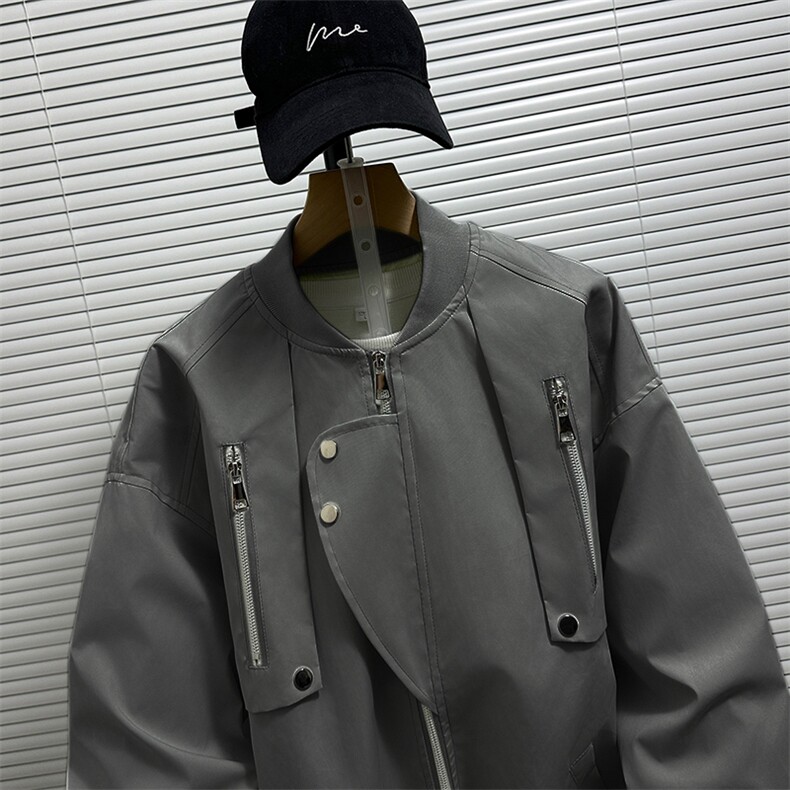 2025秋季新款港风日系牛津复合立领棒球服夹克男潮insJK1295-P58,男装夹克,星座313A(原308A-2)